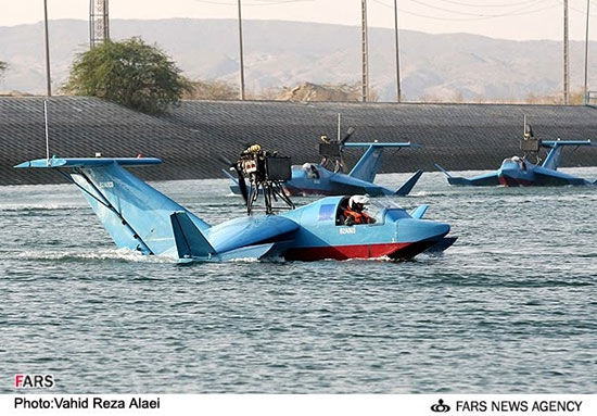 رونمایی ایران از اولین قایق پرنده بدون سرنشین