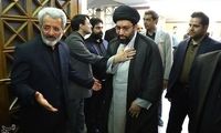 فرزندان رهبر انقلاب در ترحیم دختر سلیمی‌نمین