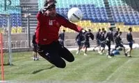 کل‌کل حامد لک و رادو در تمرین پرسپولیس
