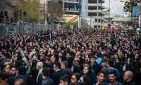 عکس: ازدحام مردم در مراسم یادبود پاشایی