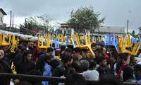 بارش باران و پایان زودهنگام مراسم سالگرد نوروزی