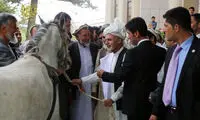 اهدای اسب فرمانده داعش به «اشرف غنی»