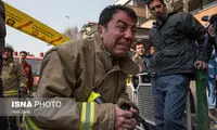 ساعاتی پس از ریزش پلاسکو