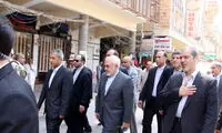 حضور ظریف در حرم امیرالمومنین (ع) +عکس