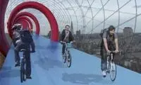 دوچرخه‌سواری در آسمان لندن!