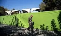 پاسخ دانشگاه تهران به پرده سبز حاشیه ساز