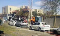 خودروهایی که در حمله تروریستی چابهار نابود شدند