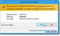 غیر فعال کردن User Account Control در هنگام نصب برنامه