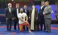 صادق‌زاده برای هفتمین مرتبه پهلوان ایران شد
