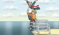 کاریکاتور: تایتانیک آلمانی هم رسید!