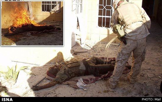 عکس:جنایت سربازان آمریکایی‌ در عراق(18+)