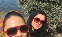 سلفی بهاره رهنما و کمند امیرسلیمانی