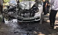 تصادف سنگین BMW در تهران