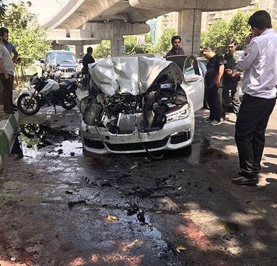 تصادف سنگین BMW در تهران