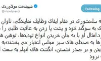 دفاع مولاوردی از سخنان سلحشوری در مجلس