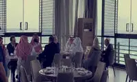 ناهار خوردن پمپئو با ولیعهد سعودی