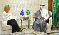 پوشش موگرینی در دیدار سعودی ها +عکس