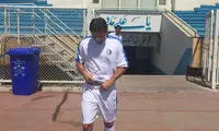 انصاری در تمرین استقلال حاضر شد