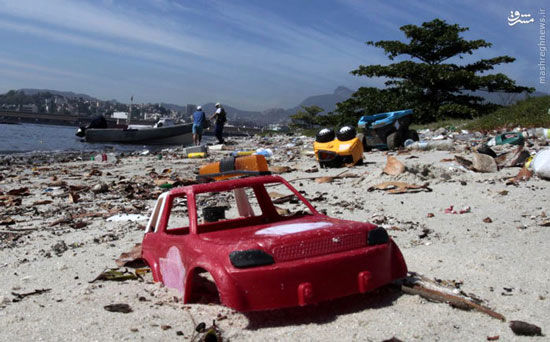 وضعیت اسف‌بار سواحل ریو +عکس
