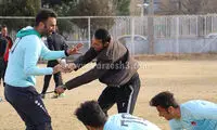 تنبیه بدنی بچه غول در تمرین سیاه جامگان