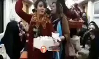 بازداشت زنی که در مترو کشف حجاب کرد