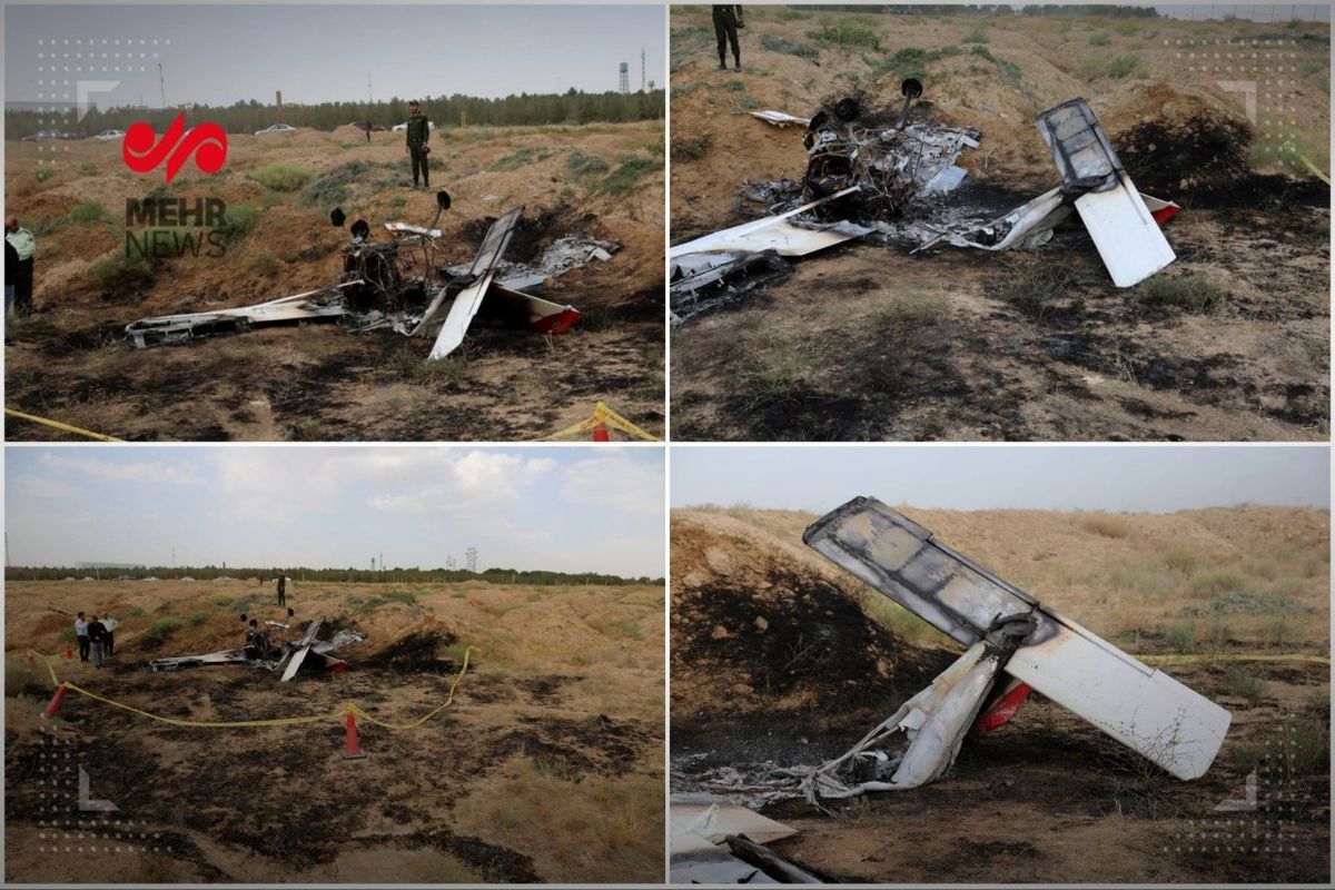 جزئیات حادثه سقوط هواپیمای آموزشی در فرودگاه پیام کرج