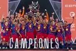 جشن قهرمانی بارسلونا در سوپرجام اسپانیا