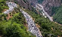 جاده چالوس عصر امروز یک طرفه می‌شود 