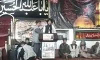حضور یکی از اعضای طالبان در مراسم عزاداری محرم