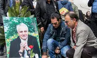 هنرمندان بر مزار علی معلم