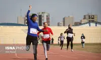 مسابقات دو و میدانی دختران در اهواز