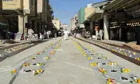 عکس: سفره‌ افطار از کربلا تا مسجدالاقصی