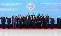 روحانی و سران کشور‌ها در اجلاس شانگهای