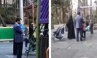 وزیر ارتباطات به همراه خانواده در پارک ساعی