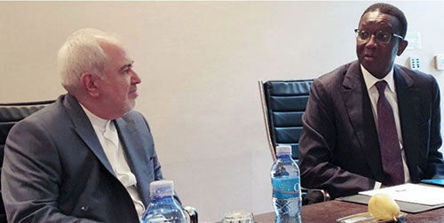 ظریف و وزیر خارجه سنگال دیدار و گفتگو کردند