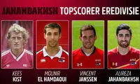 جهانبخش، چهارمین آقای گل تاریخ AZ در هلند