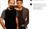 عکسِ پیمان معادی و اصغر فرهادی، ۱۰ سال پیش