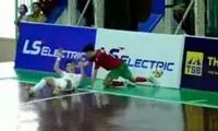 درگیری بزرگ ملی‌پوشان فوتسال در یک دیدار دوستانه