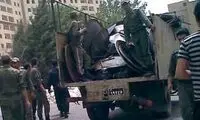جمع آوری دیش های ماهواره در سعادت آباد