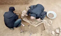 کشف گور یک جنگاور ۳ هزار ساله در گیلان