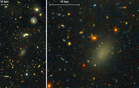 کشف مرموزترین کهکشان عالم در دوردست‌ها
