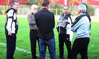عکس: مربیان تیم ملی در تمرین پرسپولیس