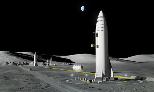 اسپیس‌ایکس سیستم فرود روی ماه را می‌سازد