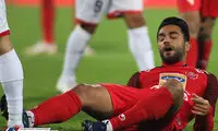 دوری چند هفته‌ای هافبک پرسپولیس از فوتبال