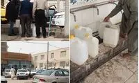 پس از صف مرغ و روغن؛ صف آب هم درست شد!