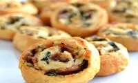 فرفره قارچ و پنیر؛ یک پیش غذای فوق العاده