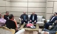 تاج در محل تمرین پرسپولیس حضور پیدا کرد