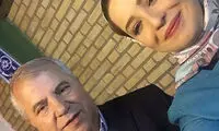 عکس: سلطان در کنار مهراوه شریفی‌ نیا