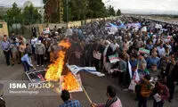 تجمع علیه آمریکا در تمام ایران