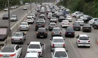 ترافیک نیمه‌سنگین در آزادراه کرج-تهران